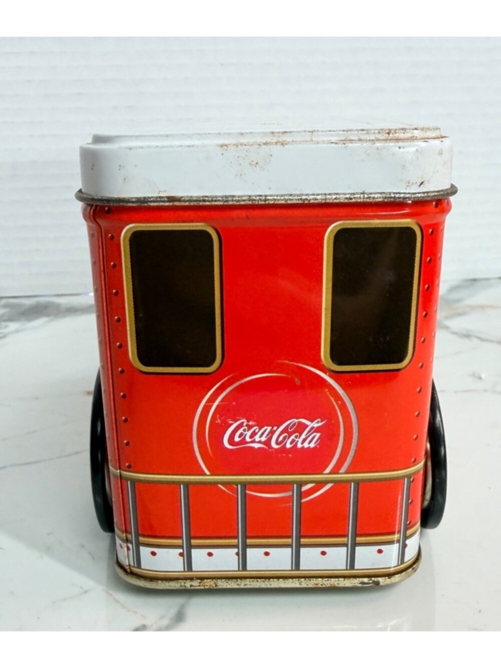 Vintage Advertising Tin Lot - Hershey’s Milk Truck & Coca-Cola Train - Picture 7 of 16